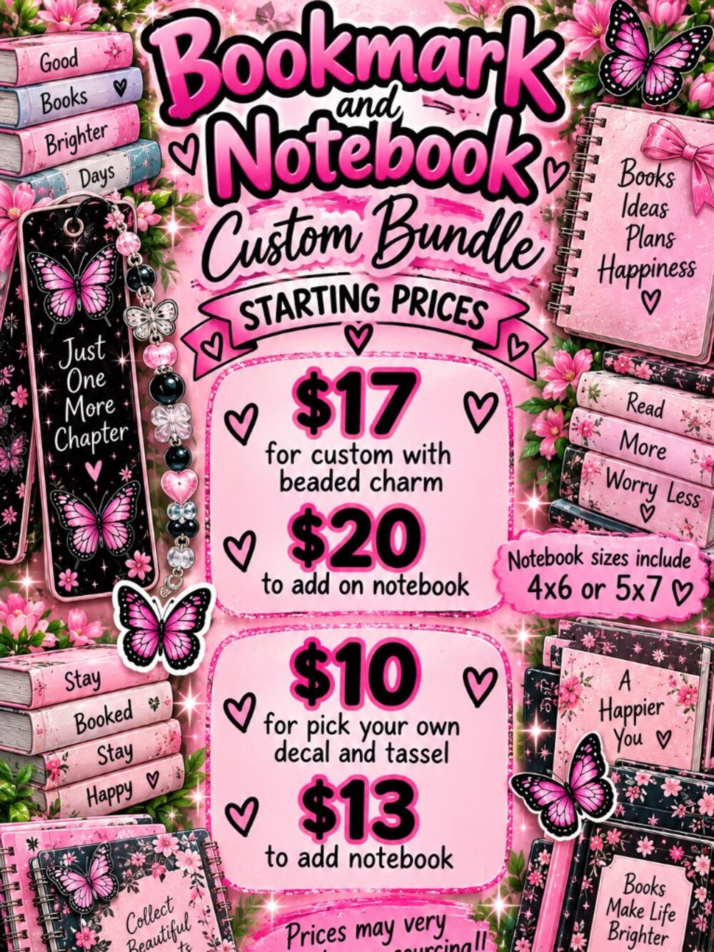 Custom handcrafted bookmarks - Picture 1 of 9